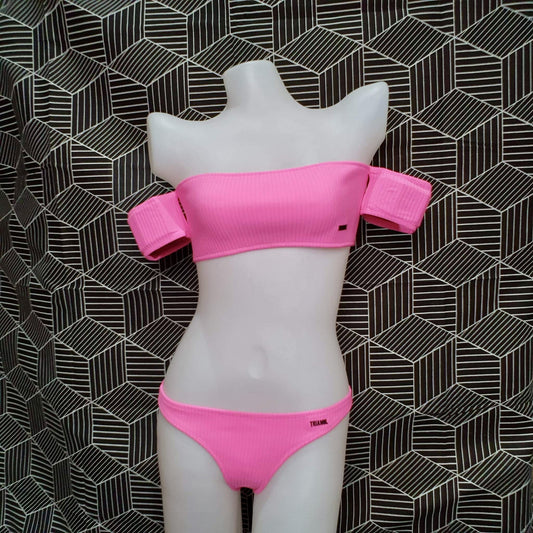 Authentic Australian Triangl Swimwear Swimsuit - Starlights - Bubble Gum-Top