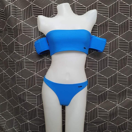 Authentic Australian Triangl Swimwear Swimsuit - Starlights-Blue Moon-With Bag-Bot-S-Bottom