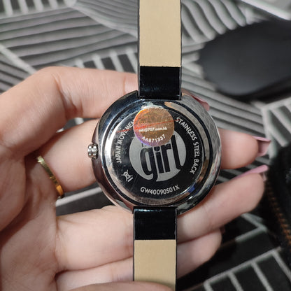 Girl Elle Watch Black Blah Blah Blah W/O Box (GW40090S01X)