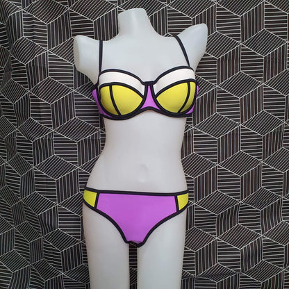 Authentic Australian Triangl Swimwear Swimsuit - New Poppy - Berry Lights-Bottom