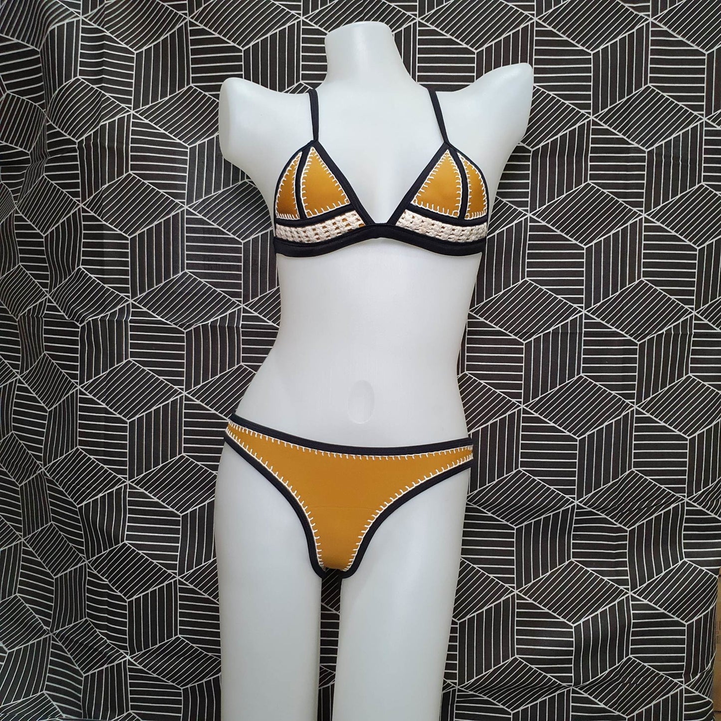 Authentic Australian Triangl Swimwear Swimsuit - Farrah - Brown Sugar-Bottom