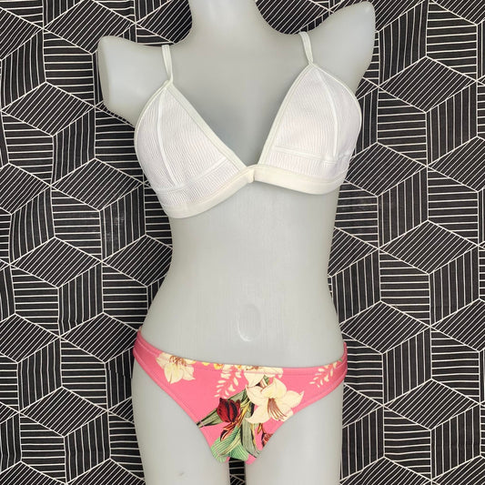 Authentic Australian Triangl Swimwear Swimsuit - Confetti Garden - Pink Posie-Top