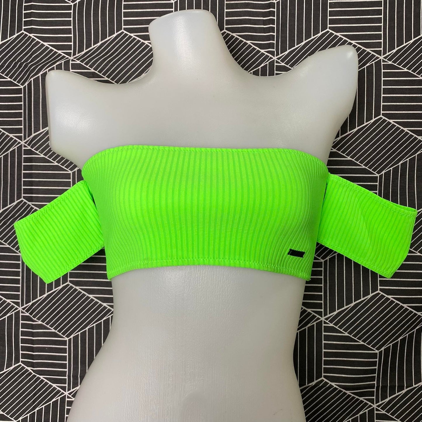 Authentic Australian Triangl Swimwear Swimsuit - Starlights - Lemon Lime-Top