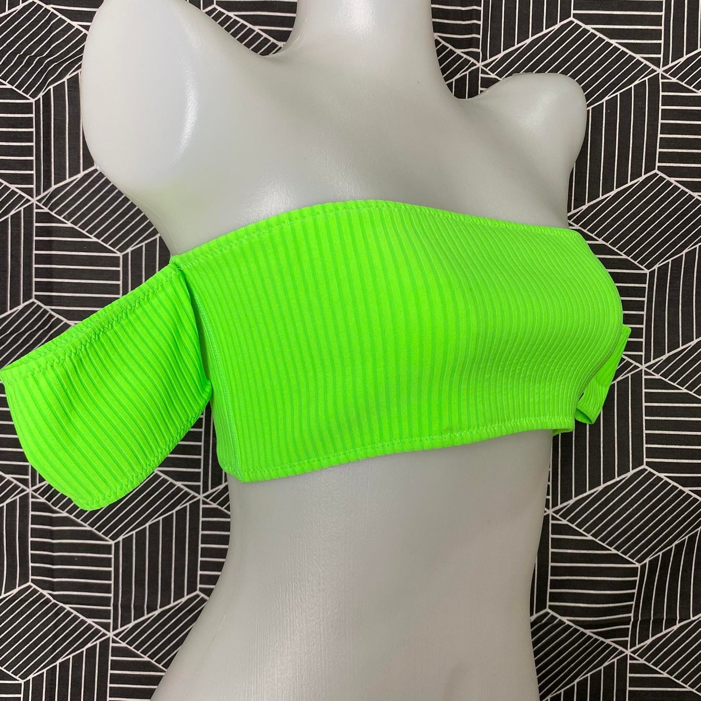 Authentic Australian Triangl Swimwear Swimsuit - Starlights - Lemon Lime-Top