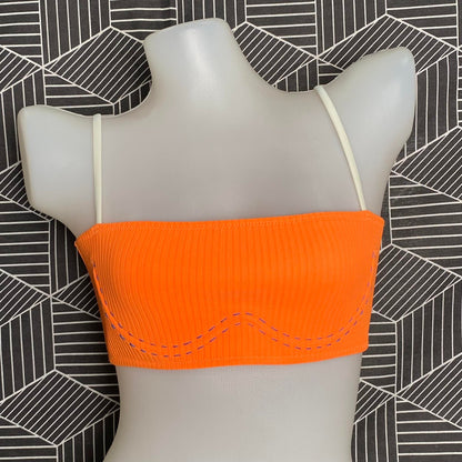 Authentic Australian Triangl Swimwear Swimsuit - NIGHT - RIDER ORANGE CRUSH - TOP