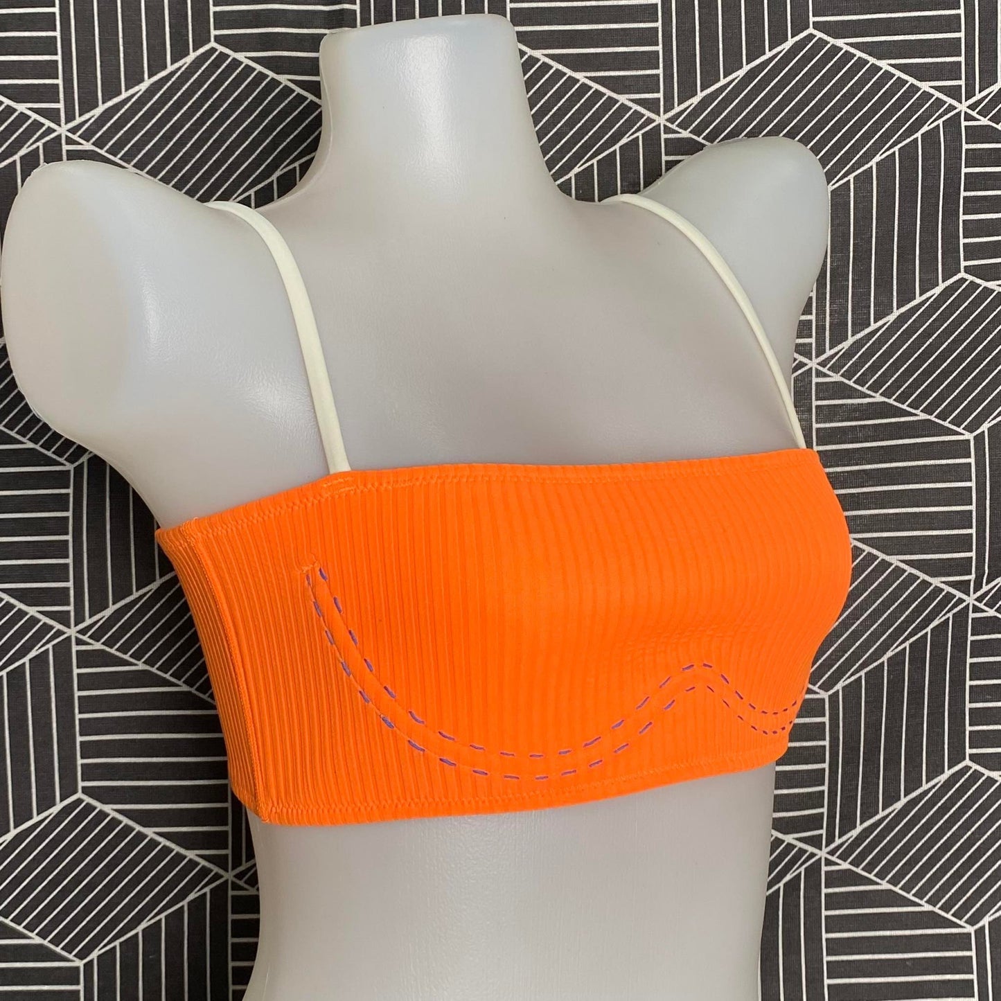 Authentic Australian Triangl Swimwear Swimsuit - NIGHT - RIDER ORANGE CRUSH - TOP