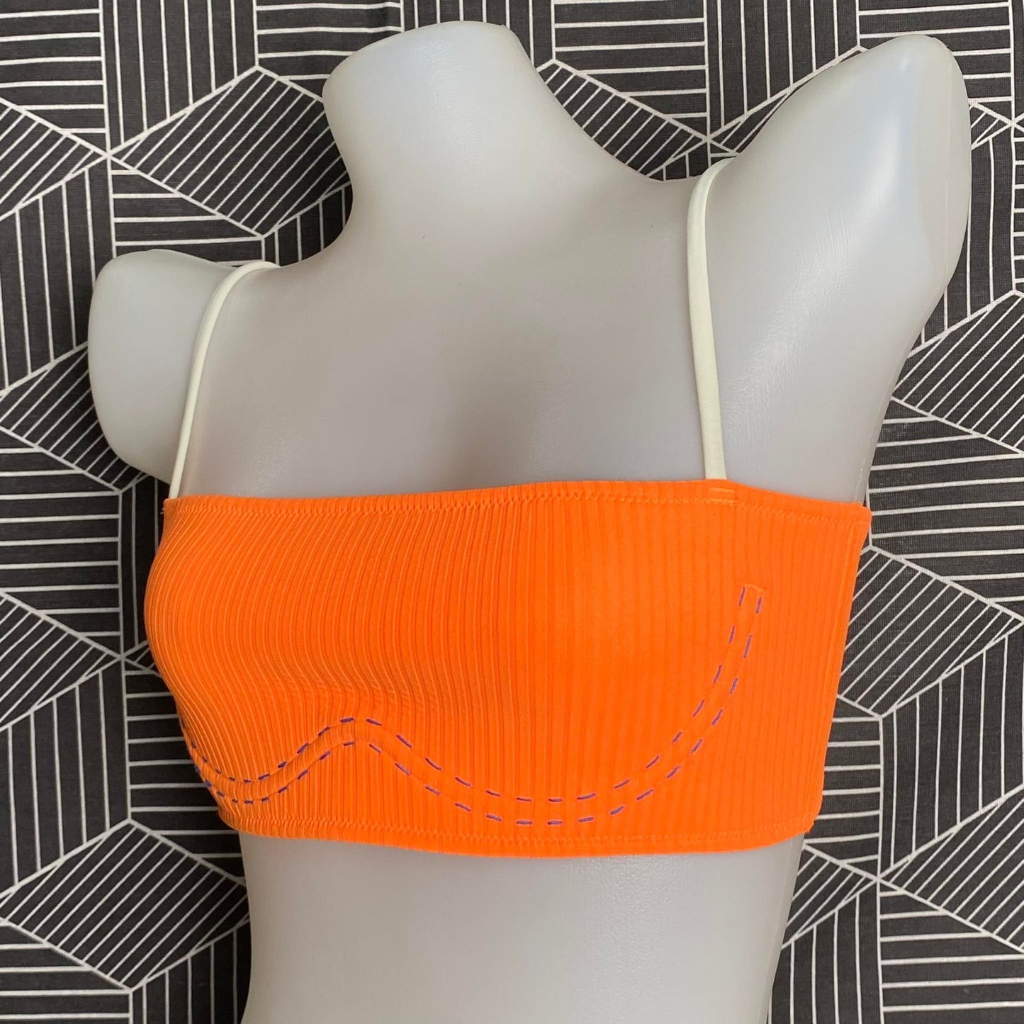 Authentic Australian Triangl Swimwear Swimsuit - NIGHT - RIDER ORANGE CRUSH - TOP