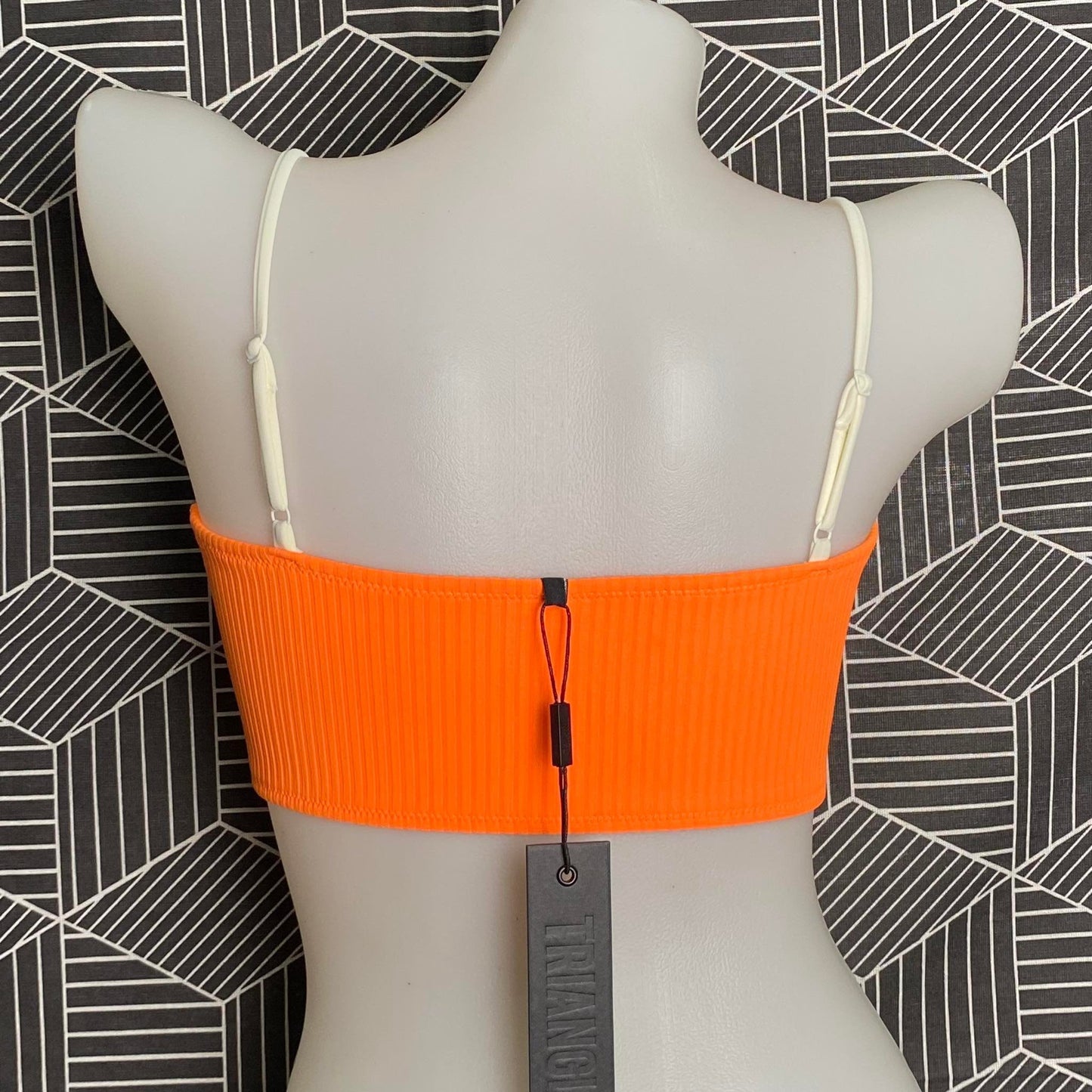 Authentic Australian Triangl Swimwear Swimsuit - NIGHT - RIDER ORANGE CRUSH - TOP