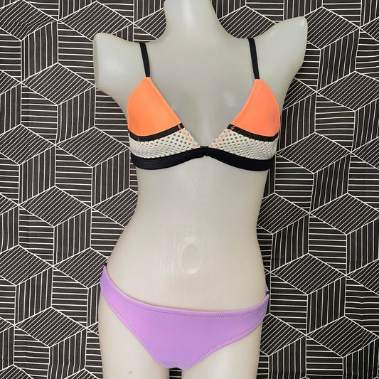 Authentic Australian Triangl Swimwear Swimsuit - Luna - Tangerine Tropics-Top