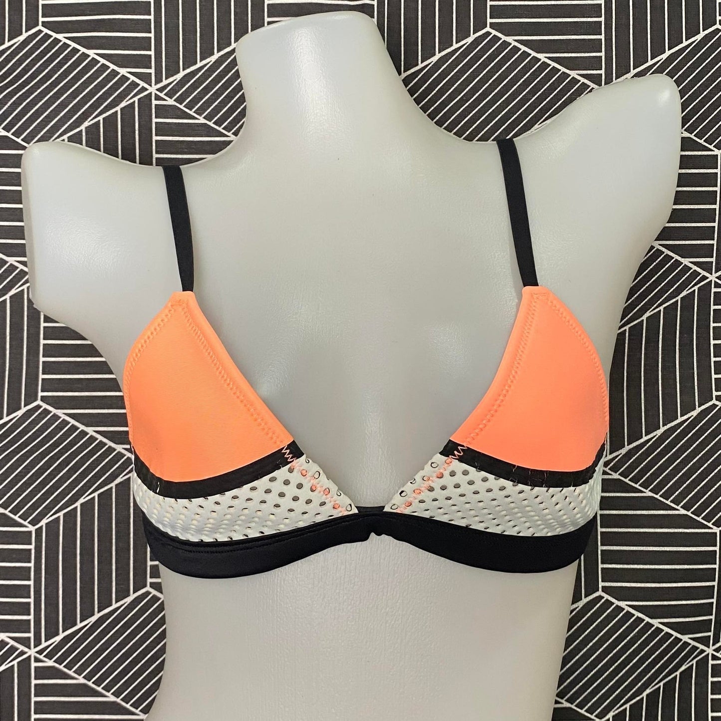 Authentic Australian Triangl Swimwear Swimsuit - Luna - Tangerine Tropics-Top