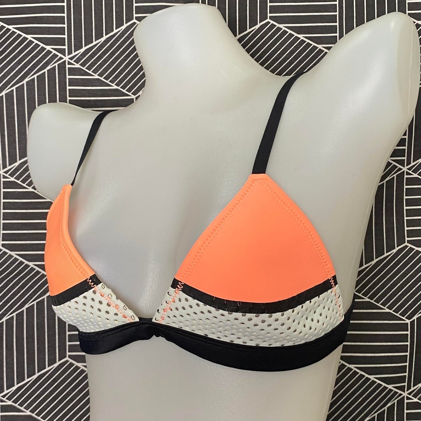 Authentic Australian Triangl Swimwear Swimsuit - Luna - Tangerine Tropics-Top