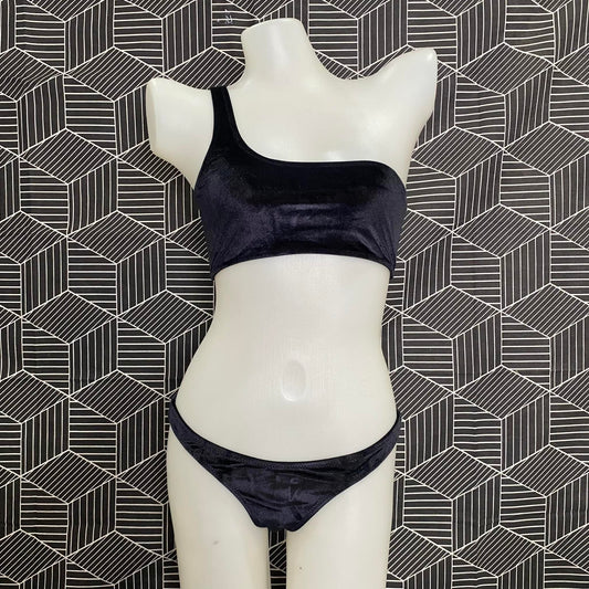 Authentic Australian Triangl Swimwear Swimsuit - Melrose - Midnight Black-Bottom