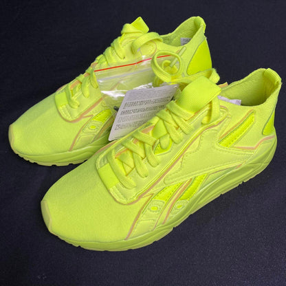 Reebok Yellow Green Rubber Shoes Bolton Sock VB LO Unisex (FU7554) - Phase-out Model