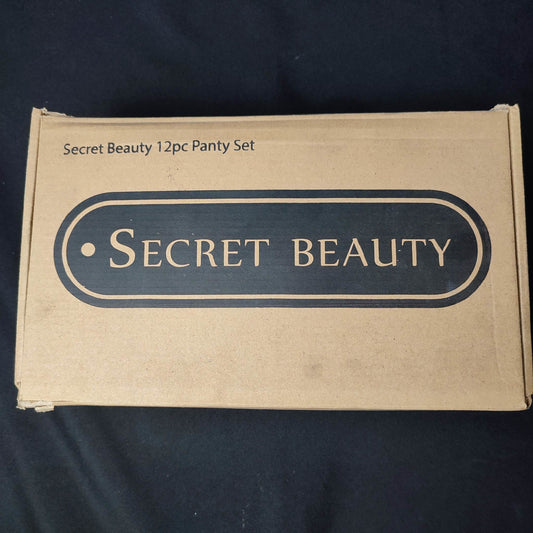 Secret Beauty Panty Set (12pcs High Waist Panty Color Black, Gray, Navy, Mauve)