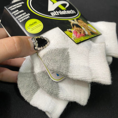 Athletech Kids Socks Size: 3-5 Yrs Old 6pairs - International Mall Pull-out