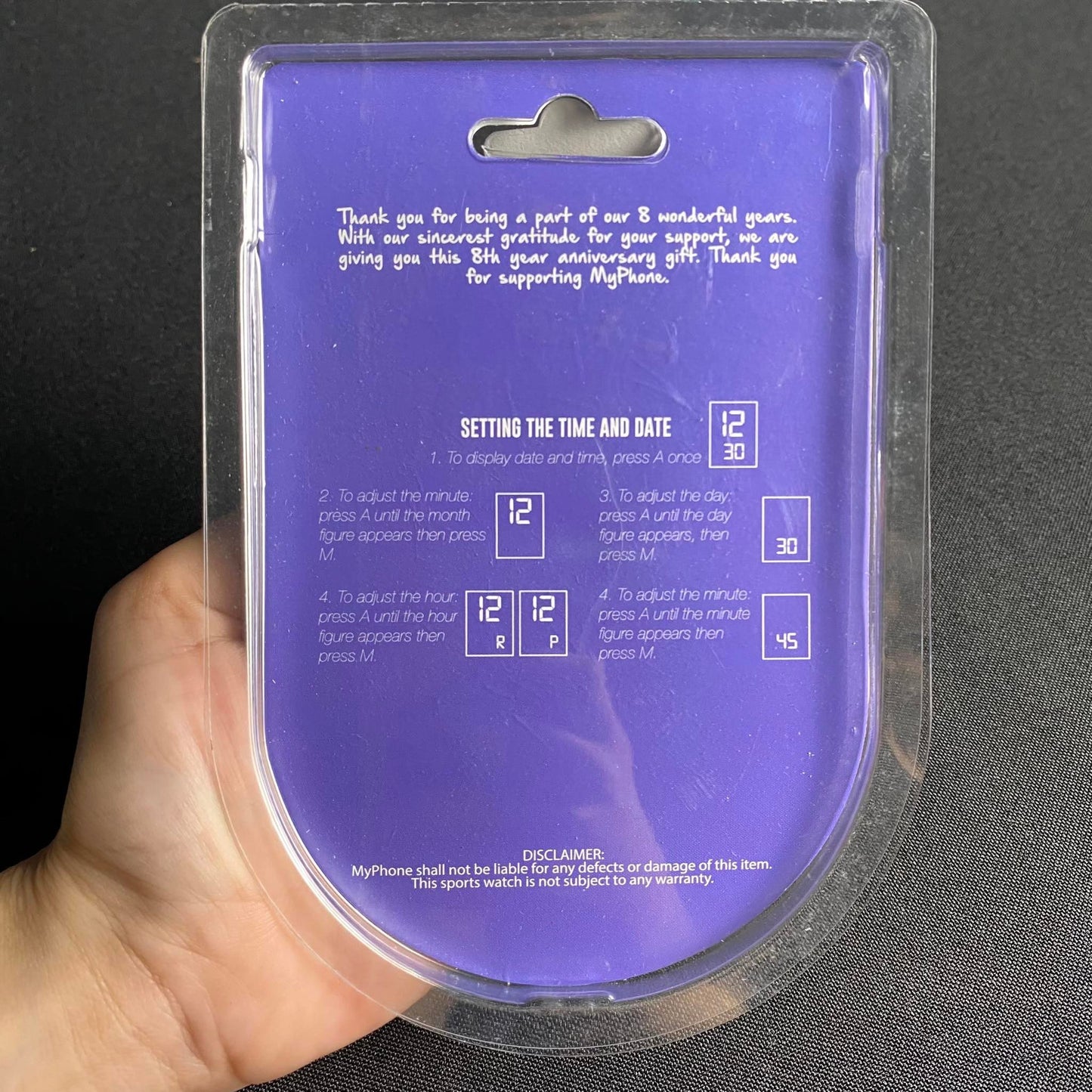 AS IS-MyPhone Sports Watch (Dead Battery Already)