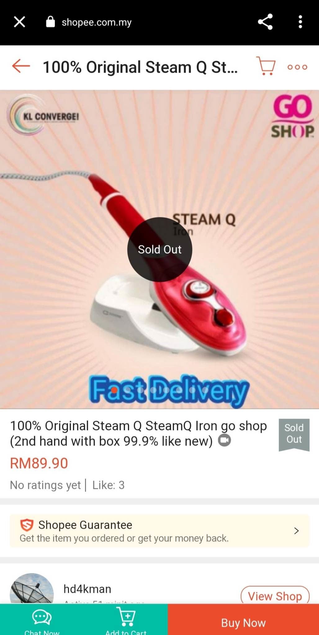 Goodway Steam Brush/Iron Combo Red (G-665-R) - International Mall PUll-out