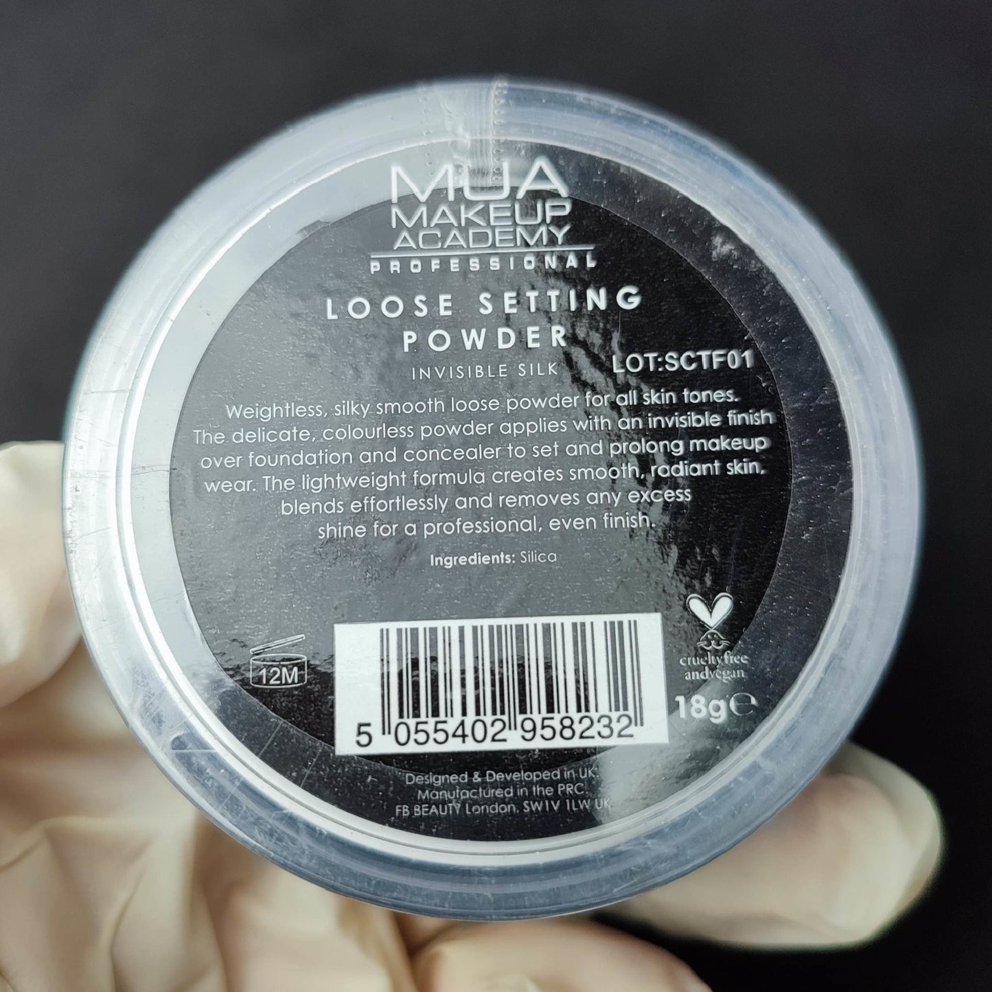 ??(122319) MUA Makeup Academy Professional Loose Setting Powder - Invisible Silk - International Mall Pull-out