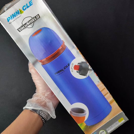 Pinnacle Thermo Vacuum Flask Bottle - Blue