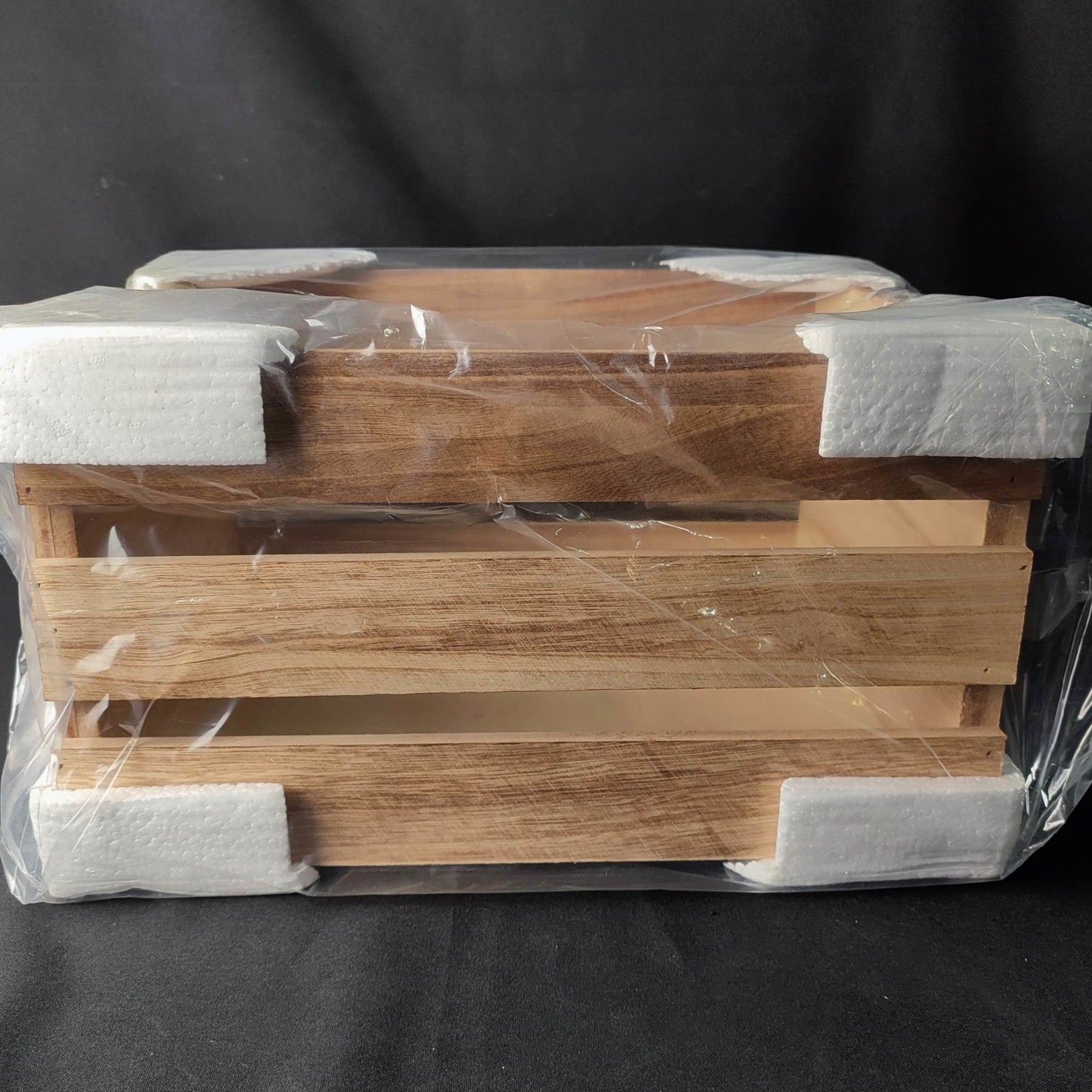 ??Wooden Crate Organizer Large