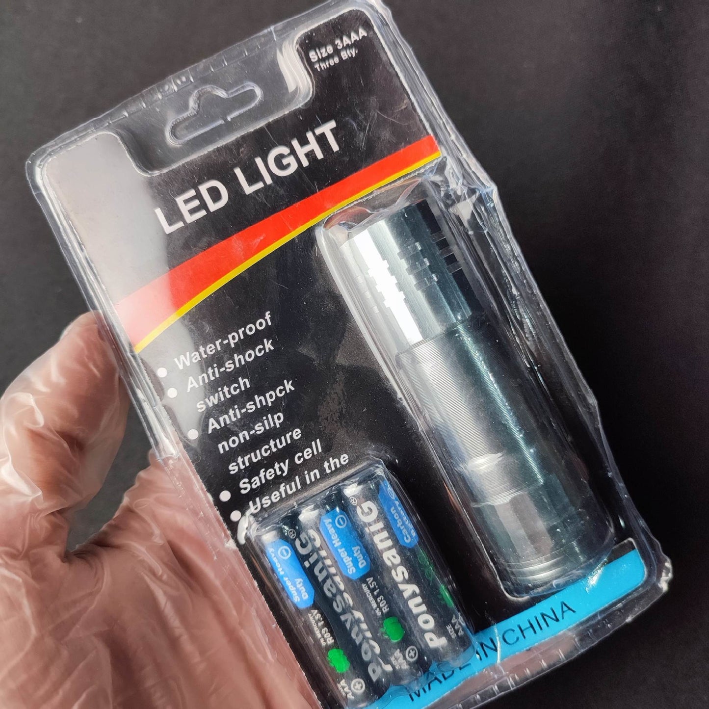 Led Light Flashlight - Triple A