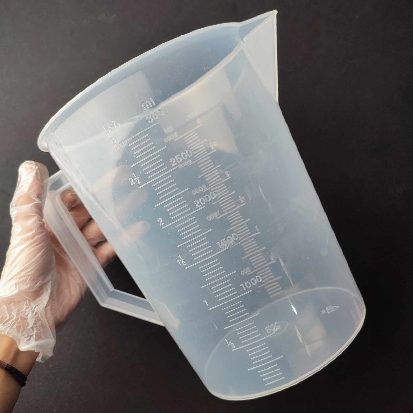 Measuring Plastic Pitcher Transparent - 3000ml