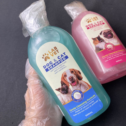 Lab Vet Dog & Cat Shampoo 500ml - Powder Scent