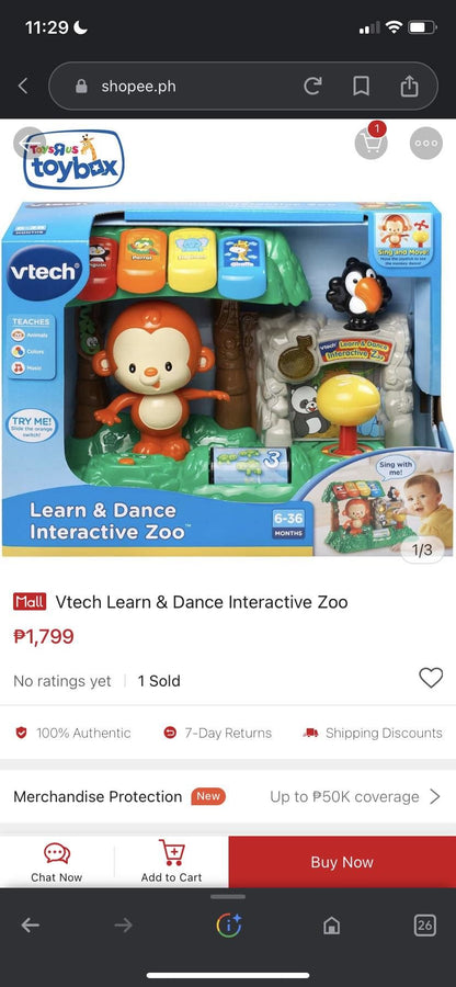 ????Vtech Moovi Ouistiti