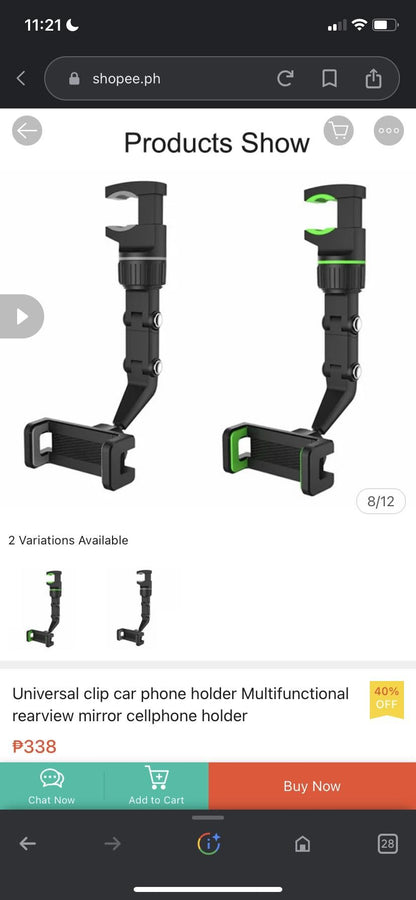 Universal Clip Cellphone Holder