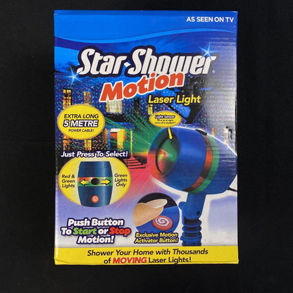 ??Star Shower Motion Laser Light [5 Meters Cable]