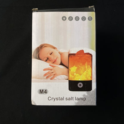 M4 Bedside Crystal Himalayan Salt Lamp 620g