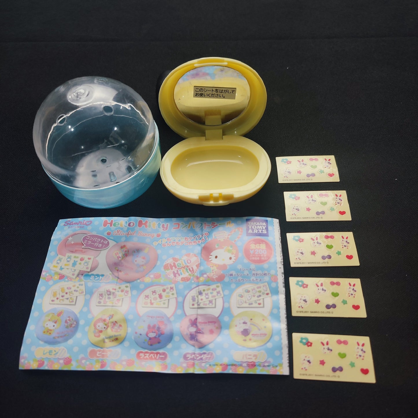 Takara Tomy Hello Kitty Colorful Mabunny Gashapon Capsule Toys - Factory Pull-out