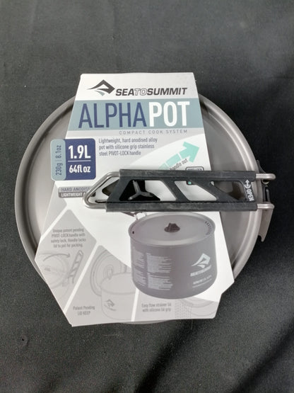 Sea to Summit Alpha Pot Camping Cookware - International Mall Pull-out