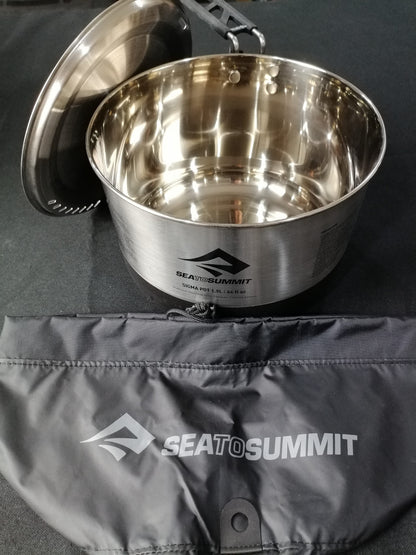 Sea to Summit Sigma Pot Camping Cookware - International Mall Pull-out