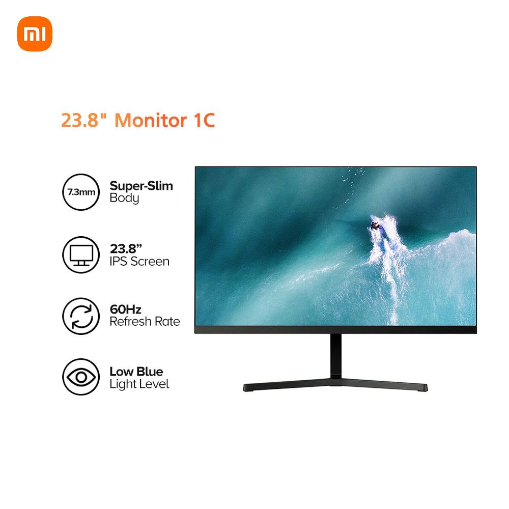 Mi Xiaomi Desktop Gaming Monitor 1C 23.8” (Model:RMMNT238NF)