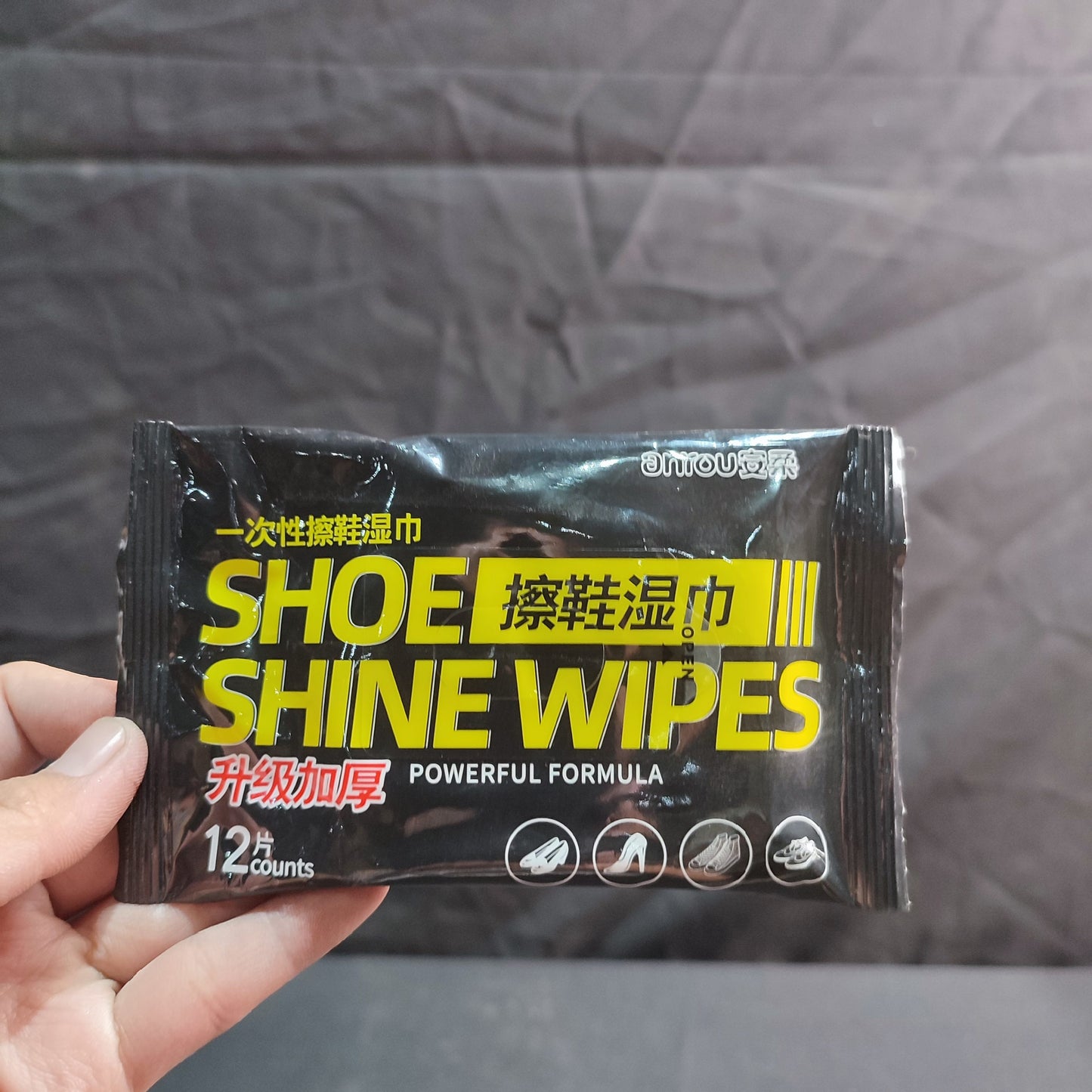 Shoe Shine Wipes (12pcs)