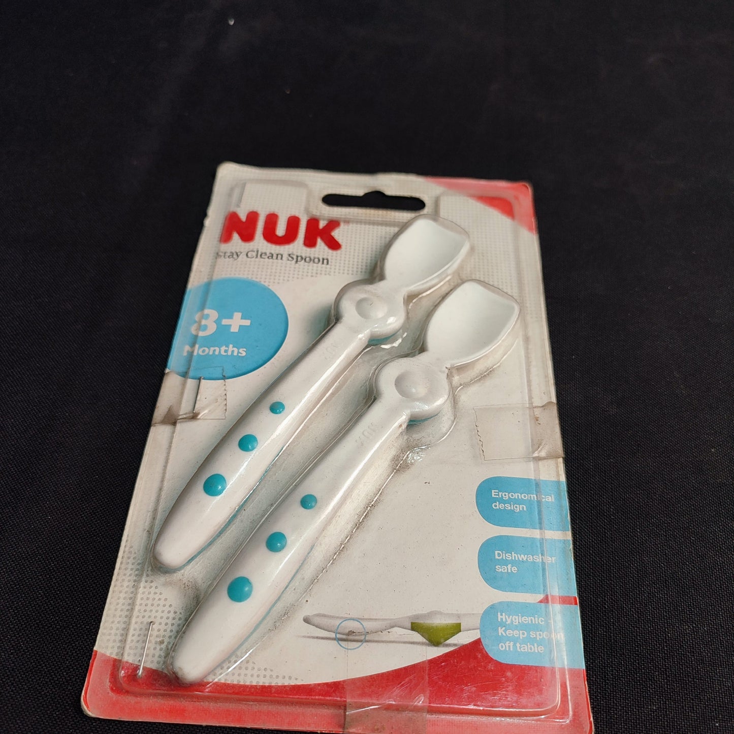 NUK Stay Clean Spoon for 8+ Months Old