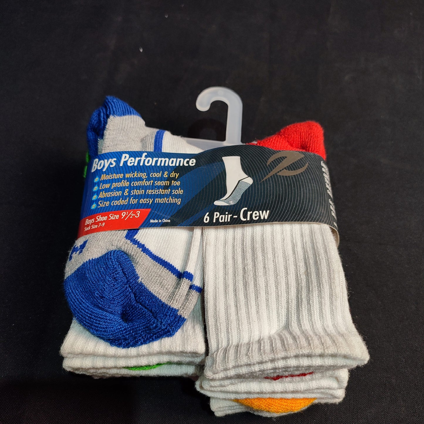 Mix Color Energy Zone Socks for Kids - 6 Pairs - International Mall Pull-out