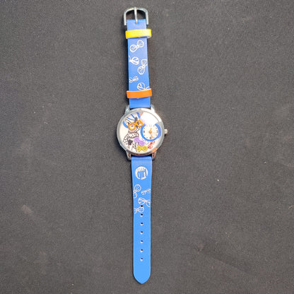 Girl Elle Watch Blue Dog With Glass (GW4009P03X)