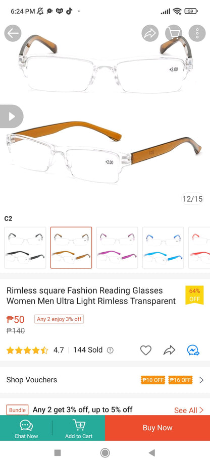 (RYGSF)Reading Glass with Box