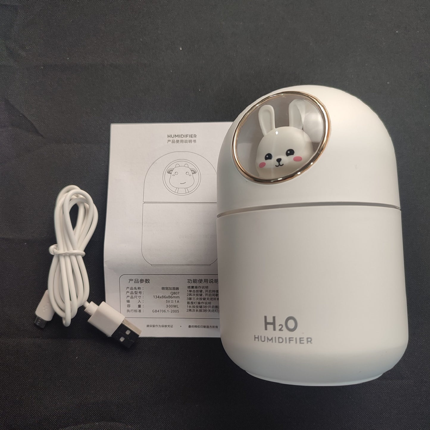 Q807 H2O Humidifier 300mL - White