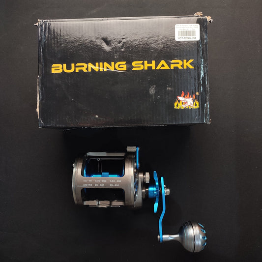 SHA 40 Burning Shark Trolling Fishing Reel Seawater Fishing Gear Ratio 4.2