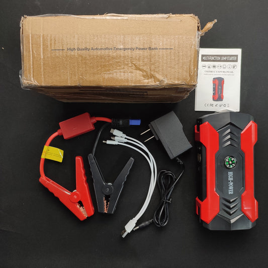 J12 Multi-function Jump Starter Digital Display - Red/Black