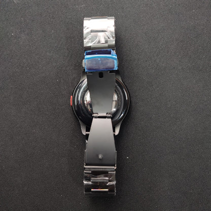 Senbono Max11 Amoled New Smart Watch - Black Steel Strap