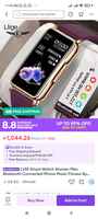 BW0451C Lige Smart Bracelet - Golden Purple