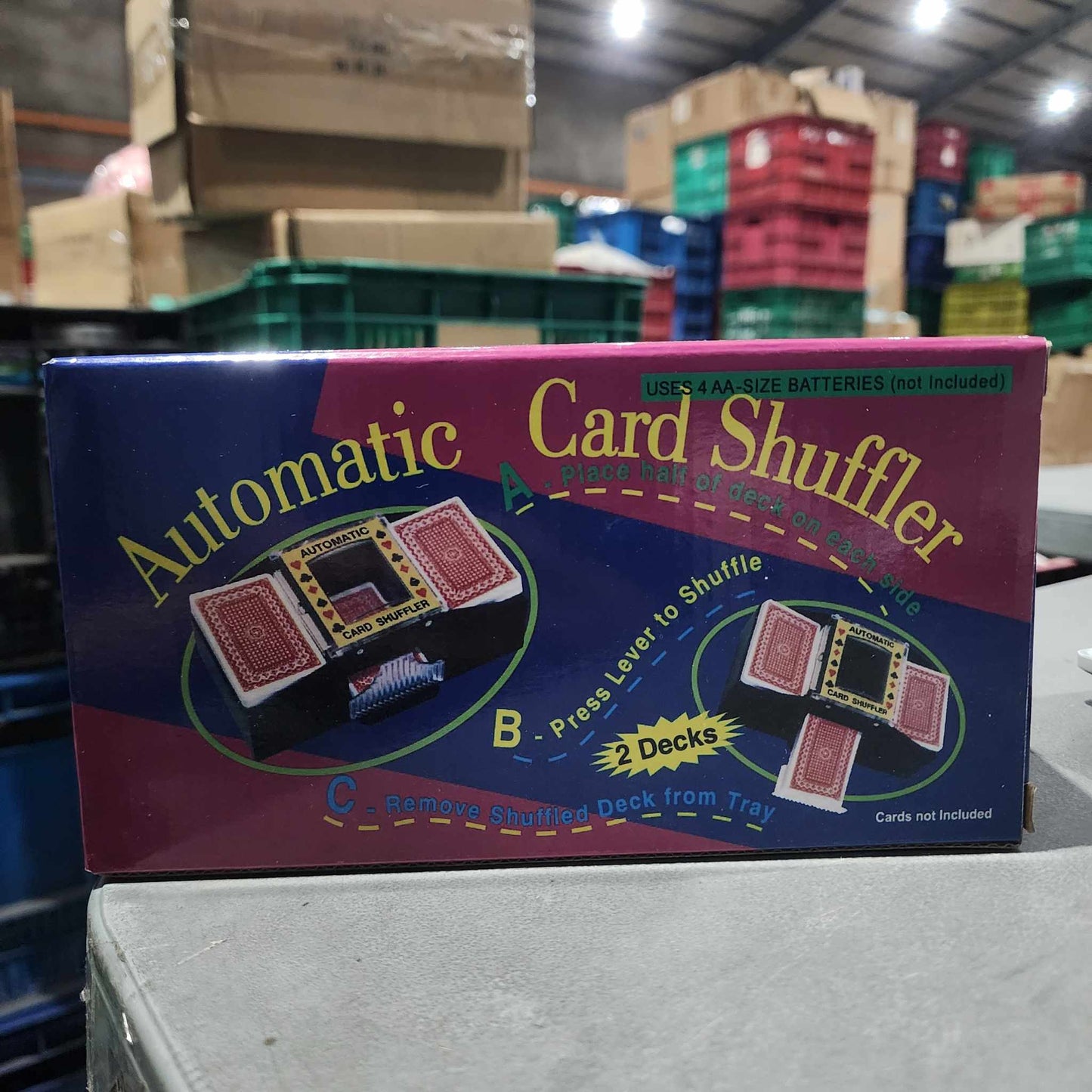 Automatic 2 Decks Card Shuffler