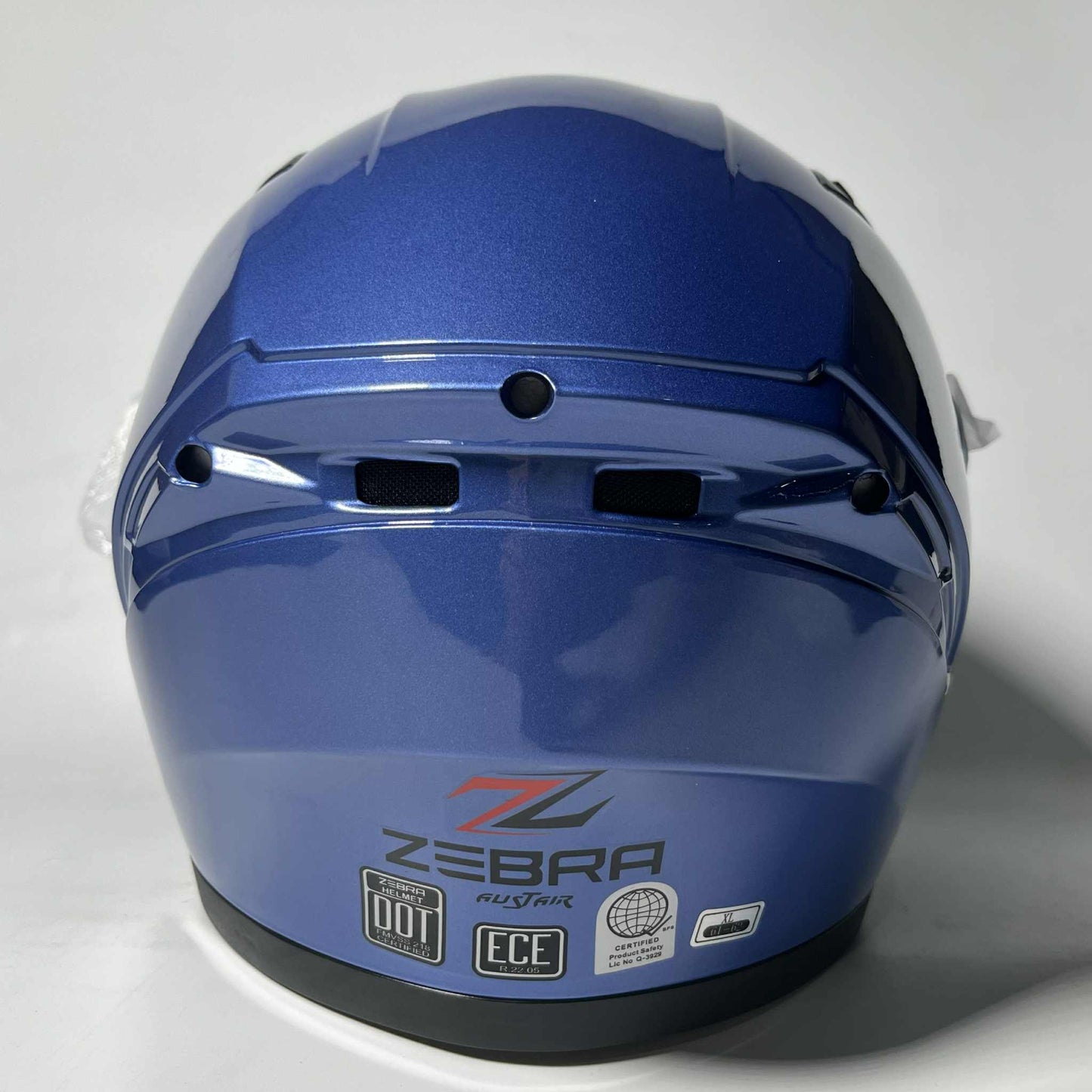 Zebra Dual Visor Full Face Helmet 2024 Alistair (Blue)