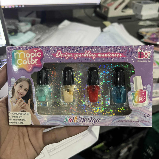 Bei bei ke Magic Color Design Sparkling Manicures Nail Design (2ml x 4pcs) - No. K1C154