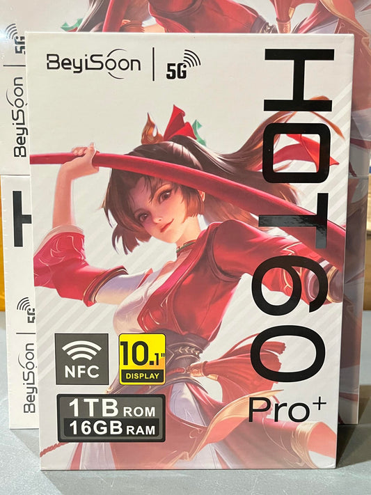 Beyisoon 5G Tablet HOT60 Pro Plus 16gb/1TB Quad-core Gaming Engine
