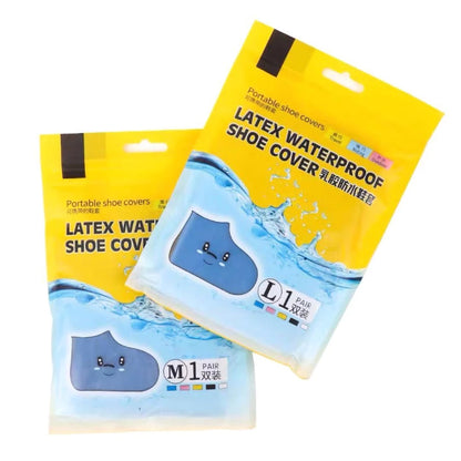Portable Latex Waterproof Shoe Cover (1 Pair)